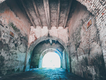 Corridor of old building