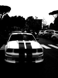 Traffic on road in city