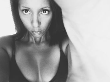 Portrait of young woman