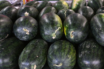 Full frame shot of fruits for sale at market stall