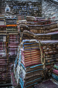 Full frame shot of multi colored for sale at market