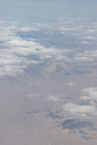 Aerial view of clouds in sky