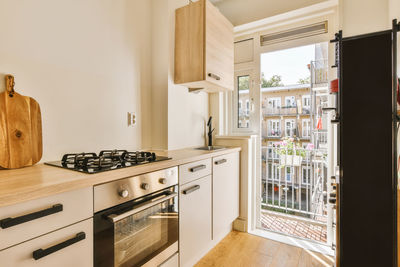 Interior of kitchen