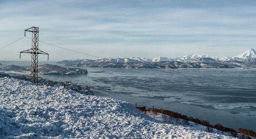 Scenic seascape in russia