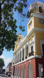 Low angle view of building against sky