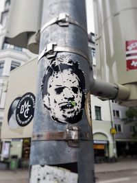 Close-up of machine part