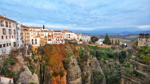 View of buildings in city