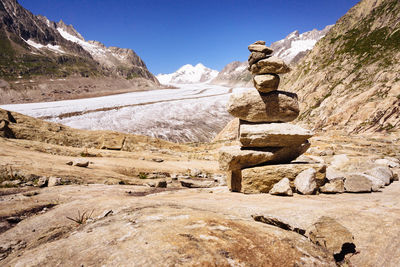 View of rock formations