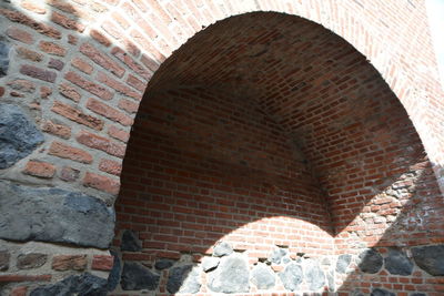 Stone wall of old building