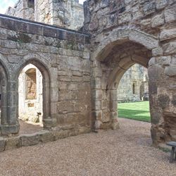 Archway of historic building