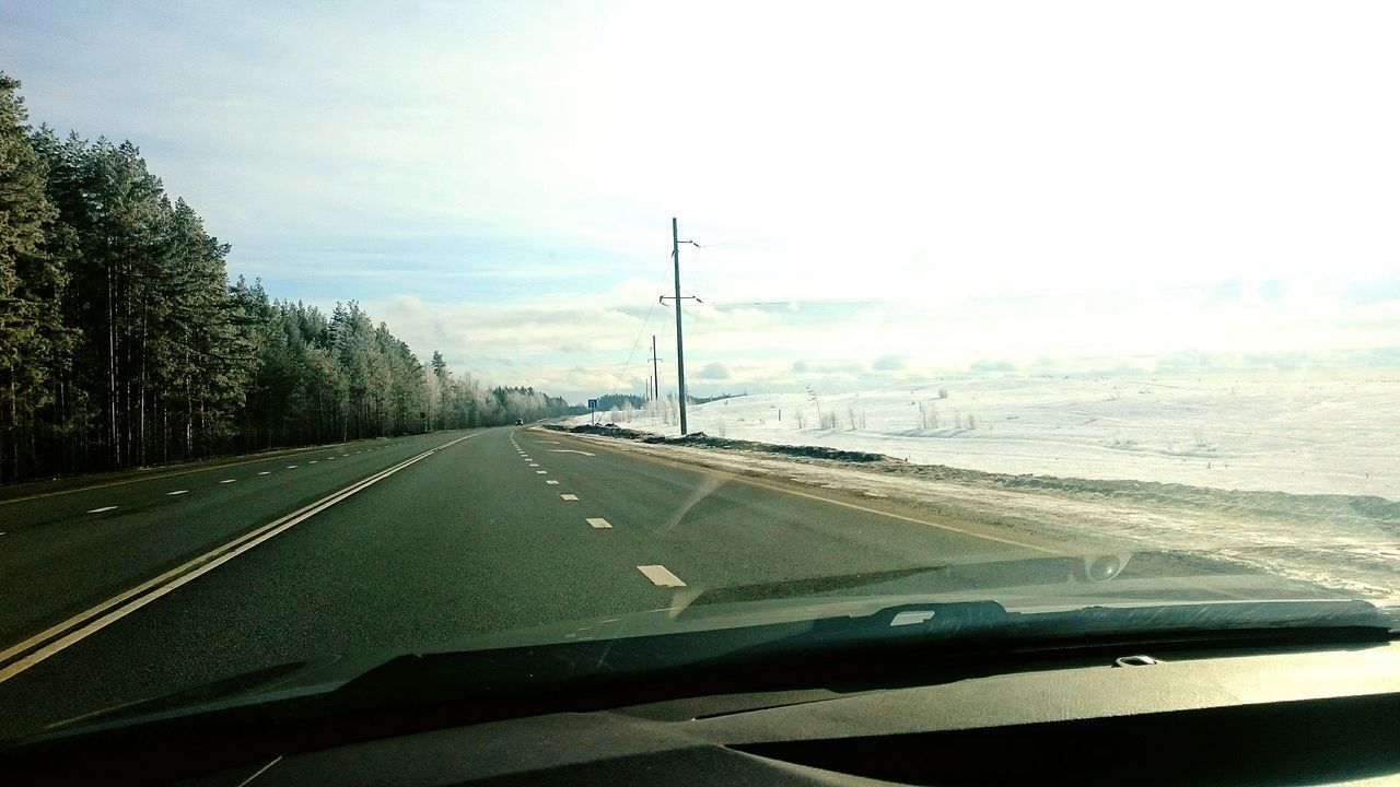 ROAD PASSING THROUGH EMPTY ROAD