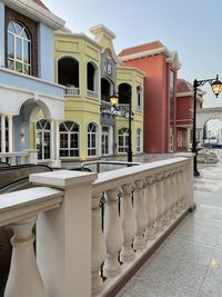 Exterior of building against clear sky