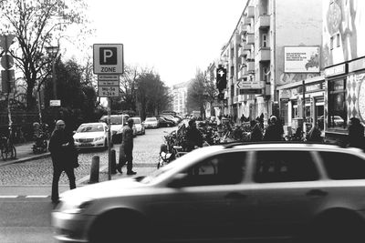 People on city street
