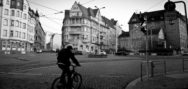 View of city street