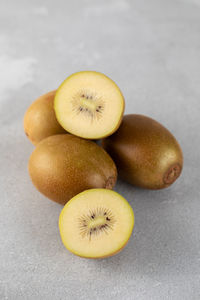 Close-up of fruits on table