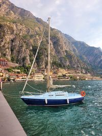 Boats in sea