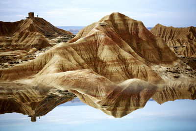 Desierto de bardenas reales, desert of bardenas reales navarra spain this particular rock formation