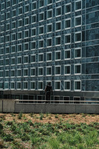 Buildings in park