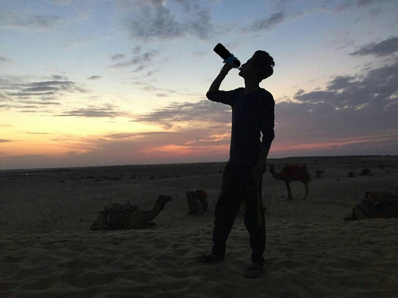 Jaisalmer sunset point sand dunes thar maru bhumi