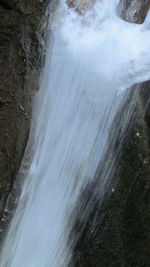 Scenic view of waterfall