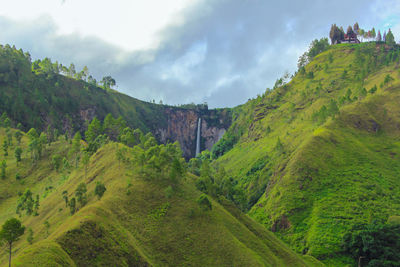 Panoramic view of landscape against sky