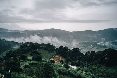 Scenic view of landscape against sky