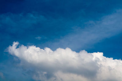Low angle view of clouds in sky