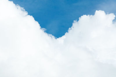 Low angle view of clouds in sky