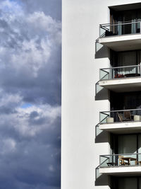 Low angle view of building against sky