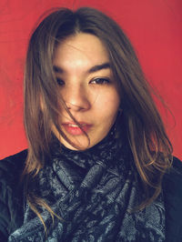 Portrait of beautiful woman