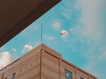 Low angle view of building against sky