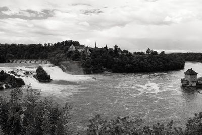 Scenic view of river against sky