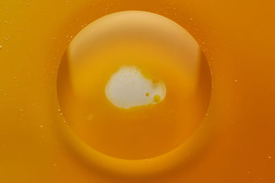 High angle view of breakfast in plate