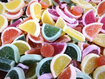 Full frame shot of multi colored fruits