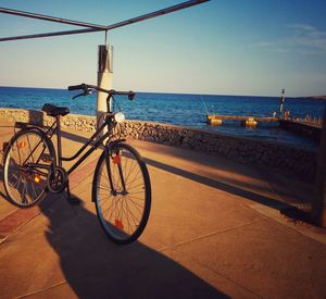 Parked boats at seaside