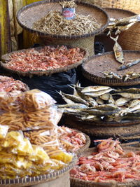 Food for sale at market