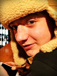 Close-up of young man