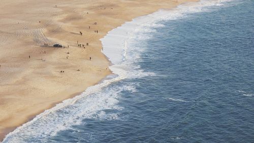 Aerial view of beach