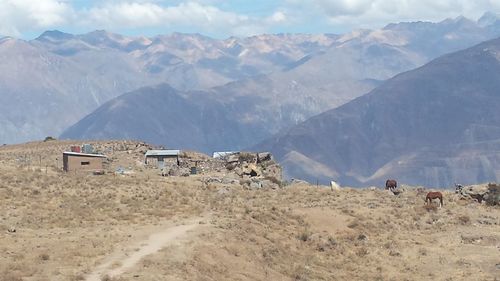 Panoramic view of landscape against sky