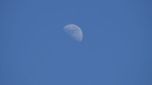 Low angle view of blue sky