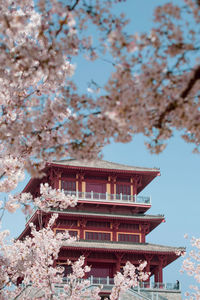 Low angle view of building against sky