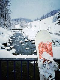 Snow covered landscape