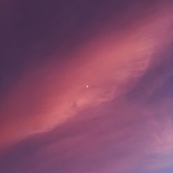 Low angle view of cloudy sky