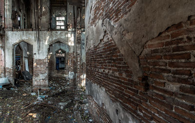 View of an abandoned building