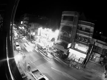 City street at night