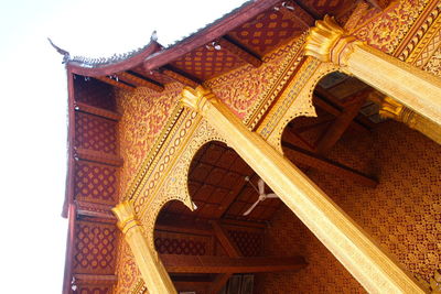 Low angle view of ornate building