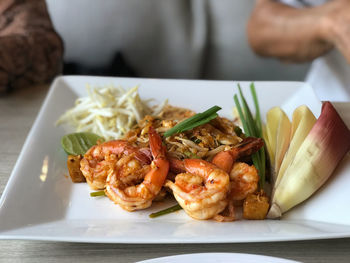 Close-up of food in plate