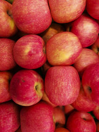 Full frame shot of fruits for sale in market