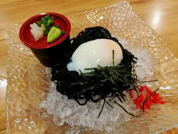 Close-up of food on plate