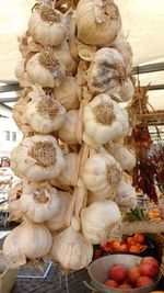 Close-up of vegetables for sale in market